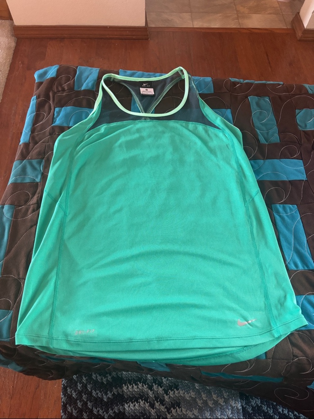 Nike Women’s Teal Green Racerback Performance Tank